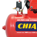 Compressor de Ar 10 Pés 110L